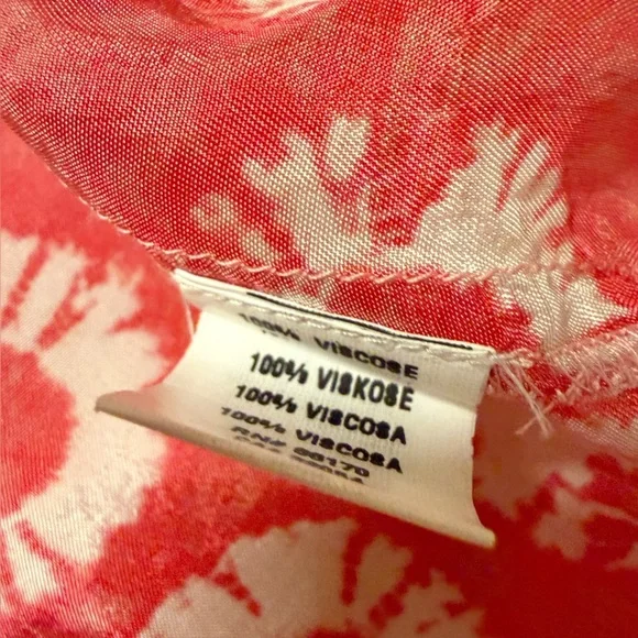 Bl-nk Anthropologie Lia Shibori Pink & Red Tie Dye Kimono Cardigan - Picture 12 of 13